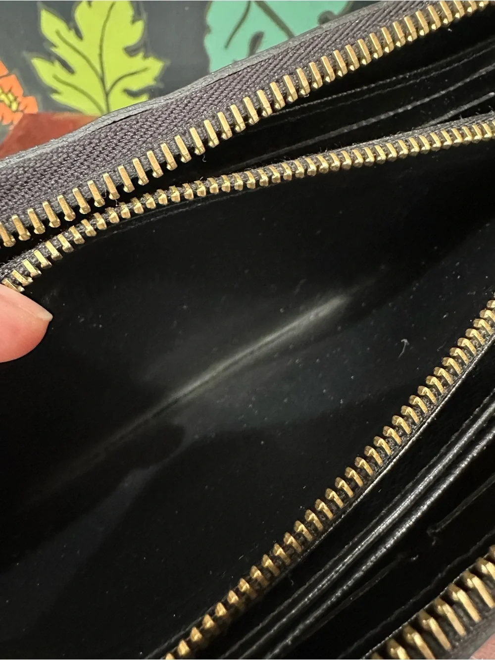 Louis Vuitton M62296 Epi Blooming Flowers Zippy Wallet Black